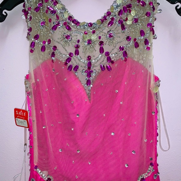 New With Tags! Stunning pink sequin gown! REGAL! - Picture 7 of 8